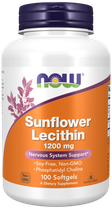 Амінокислота Now Foods Соняшниковий Лецитин 1200 мг Капсули