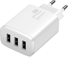 СЗУ Baseus Compact Charger 3 х USB 17 W Білий (CCXJ020102)