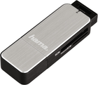Кардрідер Hama USB 3.0 SD / microSD / MMC Silver (4047443200068)