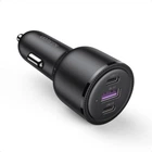Автомобильное зарядное устройство UGREEN CD239 69W 2xUSB Type-C PD + USB-A Fast Car Charger Black (20467)