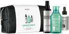 Zestaw do pielęgnacji włosów Redken Amino Mint szampon 300 ml + spray do włosów Brews Instant 125 ml + kuracja do włosów 90 ml + kosmetyczka (8592807463673)