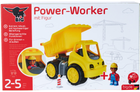 Wywrotka Simba Power Worker z figurką Żółta 800054836 (4004943548366)