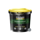 Фарба гумова Polifarb Rubber універсальна сіра RAL 7046 12 кг