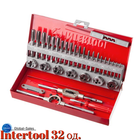 Набор метчиков и плашек Intertool 32 ед. Pro (SD-8032)