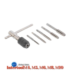 Набор метчиков с держателем Intertool 6 ед. (SD-8018)