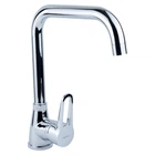 Смеситель для кухни кухонный Г-гусак на гайке HL Ø35 AQUATICA HL-4B230C (9734110) (OPT-7301)