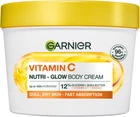 Зволожувальний крем Garnier Vitamin C Nutri-Glow з вітаміном С та ароматом манго з ефектом сяяння для тьмяної сухої шкіри тіла, рук та ніг 380 мл (3600542546096)