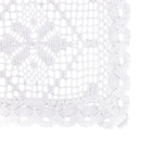 Obrus Homla Crochet szydełkowy Biały 130 x 170 cm (5906496734298)