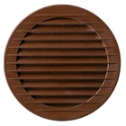 Решетка вентиляционная круглая пластиковая AirRoxy AOzSb 80 brown диаметр 80 мм коричневая 02-214