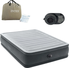 Materac dmuchany Intex 203 x 152 x 46 cm z wbudowaną pompką elektryczną 64414ND (6941057422954)