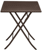 Stolik ogrodowy ModernHome by Multistore (RAK-62 BROWN)