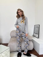 Жіноча піжама тепла COSY з начісом "Baby Leo" M