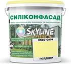Цветная фасадная Силиконовая краска SkyLine Силиконфасад 0530-G90Y Голденик 1 л (4821044017993)