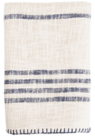 Pled Homla Cortes bawełniany 130 x 170 cm Ecru (5906496745386)