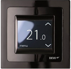 Терморегулятор Devi Devireg Touch +5...45° сенсорний вбудований дротовий датчик 16A 230В чорний