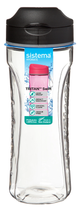 Butelka na wodę Sistema Tritan Swift Bottle czarna 600 ml (9414202112507)