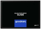 Твердотельный накопитель SSD 240Gb, Goodram CL100 (Gen.3), SATA3, 2.5" (SSDPR-CL100-240-G3)