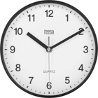 Zegar ścienny Teesa TSA0038B Czarny 20 cm (5901890081870)