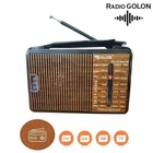 Портативный радиоприёмник Golon RX-608ACW с mp3 плеером от сети 220 Вт и батареек 2319