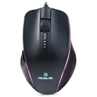 Мышь REAL-EL RM-747 Black (EL123200028)