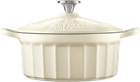 Гусятниця Buydeem чавунна емальована Oat White 2.9 л (6950386615319)
