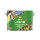 Краска для деревянных фасадов Eskaro Veranda полуматовая Белая 9.5 л