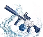Детский электрический водяной автомат Water Gun M416 с прицелом сине-белый