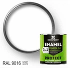 Емаль антикорозійна 3в1 PROTECT (Білий RAL 9016) 2.7кг