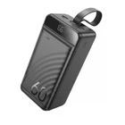 Портативна батарея Powerbank Hoco J123C Element 22.5W+PD20W with digital display 60000mAh Black