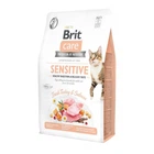 Сухой корм для кошек Brit Care Cat GF Sensitive Digestion & Delicate Taste для привередливых с индейкой и лососем