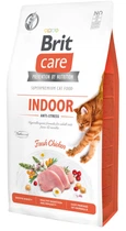 Сухой корм для кошек Brit Care Cat GF Indoor Anti-stress для живущих в помещении с курицей