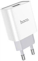 Сетевое зарядное устройство Hoco C81A Asombroso single port charger set Micro 10.5W White (6931474727954)