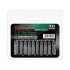 Набор бит Toptul 1/4" L25мм PZ2 10шт. (FSCA0802G)