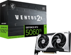 Відеокарта GeForce RTX 5060 Ti 8GB GDDR7 MSI 8G Ventus 2X OC Plus