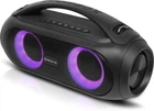 Колонка портативная REAL-EL X-745, 2 x 20 Вт, пластиковый корпус, Bluetooth, USB, IPX5, питание от аккумулятора, 3000мА*ч, Black