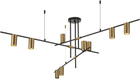 Lampa wisząca Light Prestige Arizona LP-074/9PL BK/GD