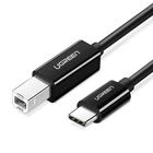 Кабель для принтера USB type C 2.0 - USB type B Ugreen US241 80811 (Чорний, 1м)