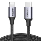 Кабель Ugreen Type-C Male to Lightning Male 3A US304 60759 (Чорний, 1м)