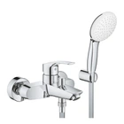 Cмеситель для ванны однорычажный с коротким изливом GROHE Eurosmart хром латунь 25276003