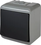 1-клавішний прохідний вимикач IP54 ETI VHE-3-SRG Сіро-графітовий 4668098 (зовнішній)