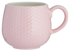 Кружка Mason Cash Embossed Honeycomb рожева 350 мл (5010853263298)