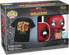 Zestaw Funko Pop! & Tee Deadpool & Wolverine Figurka Bobble-Head Deadpool & Wolverine Best Bubs + Koszulka Rozmiar XL 81735 (889698817356)
