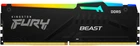 Оперативна пам’ять Kingston Fury DDR5-5600 65536MB PC5-44800 Beast RGB Black (KF556C40BBA-64)