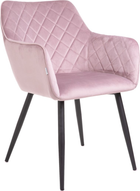 Стілець для кухні та вітальні HOMLA SHELTON 56 x 60 x 84 см Pink (5904183860497)
