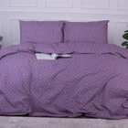 Комплект постільної білизни MirSon сімейний 143x210 см х 2 шт 17-0626 Geometry Purple Ranforce Elite (2200008205232)