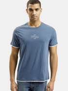 T-shirt męski bawełniany Cross Jeans 16057-005 XL Niebieski (8697319728101)