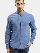 Koszula męska bawełniana Cross Jeans 35602-005 2XL Niebieska (8697319764796)