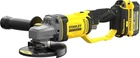 Угловая шлифовальная машина аккумуляторная Stanley FatMax Li-Ion Li-Ion 18В, 8500 об/мин, d=125 мм SFMCG400M2K
