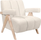 Fotel tapicerowany Homla SUENO 87 x 80 x 72 cm Ecru (5906496737824)