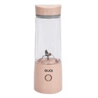 Портативная бутылка блендер для полосы Juicing Cup BSY002 из пластика 400 мл от USB Розовая (127-14-16425.1)